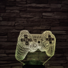  Kontroller 7 színű 3D led lámpa