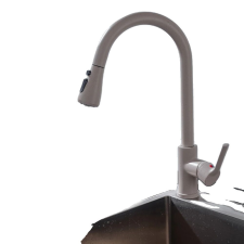  Konyhai csaptelep, kettős fogantyú -vezérlés, rozsdamentes acél anyag, Cf04043ymwm bézs csaptelep