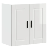  Konyhai fali szekrény Porto magasfényű fehér műfa