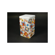  Konyhai fém tároló doboz 10x10x19 cm konyhai eszköz