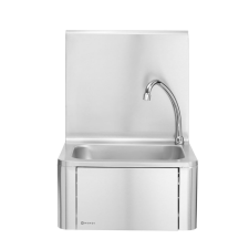  Konyhai mosdó - térddel működtethető csapteleppel, HENDI, 400x330x(H)560mm mosogatótálca