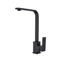 Konyhai mosogató csaptelep, Blackswan, M194 típus, matt fekete modell, 33,6 cm csaptelep