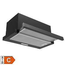  Konyhai páraelszívó TWISTER 60 cm, fekete páraelszívó