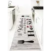  Konyhai szőnyeg Gusto 80x200cm Fehér-Fekete Szíves
