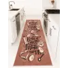  Konyhai szőnyeg Gusto 80x200cm Terra sodrófás