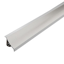  Konyhapult szegélyléc, 25mm/300cm, ezüst, PVC élvédő, sín, szegélyelem