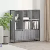  Könyvespolc 2 pcs Szürke Sonoma 99,5 x 30 x 108 cm Faanyag