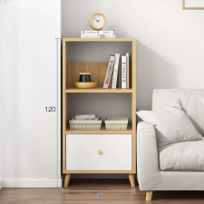 Könyvespolc 2 polcos 120x30x50cm tölgy FUR1831-1 bútor