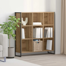  Könyvespolc Művészi tölgy 99.5 x 30 x 108.5 cm Faanyag bútor