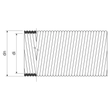 Kopos 3348 B Fém védőcső 750N 54,9 mm villanyszerelés