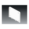 Kopos Parapetcsatorna végzáró 90x55-höz szimmetrikus 90mmx 55mm műanyag fényesfehér PK KOPOS - 8401_HB