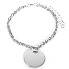 Kör charm, választható többféle karkötőre (feliratozható) karkötő