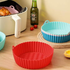 Kör szilikon forma air fryer sütőhöz 17 cm sütés és főzés