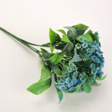  Korall virág csokor kék dekoráció