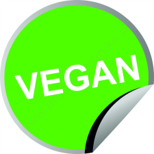  Körcímke 20mm - Vegan etikett