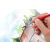 KORES Akvarell ceruza készlet, hegyezővel, ecsettel, KORES, 12 különböző szín