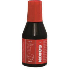 KORES Bélyegzőfesték, 28 ml, KORES, piros bélyegző