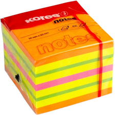 KORES CUBO Summer 50 x 50 mm, 400 lap, többféle neon szín jegyzettömb