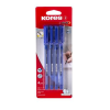  KORES Golyóstoll, 1,0 mm, kupakos, háromszögletű, KORES "K2-M", kék