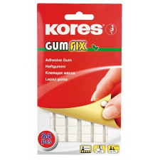 KORES "Gumfix" gyurmaragasztó 84 kocka/csomag  (IK31600 / 31600) (31600) ragasztó