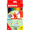 KORES JUMBO KOLORES 12 szín