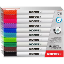 KORES K-MARKER táblamarker készlet, vékony, 10 szín filctoll, marker