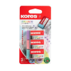 KORES KE-30 Radír pasztell színek - (3 db) (40315)