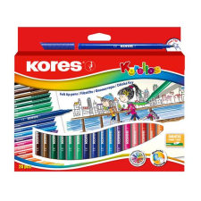 KORES Korellos Filctoll készlet - Vegyes színek (24 db / csomag) (29014) filctoll, marker