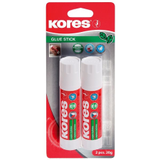 KORES Ragasztóstift 20 g, bliszter 2 db ragasztó