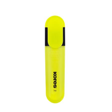 KORES Szövegkiemelő, 0,5-5 mm, kores, sárga 36101 filctoll, marker