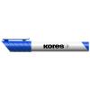  KORES Tábla- és flipchart marker, 1-3 mm, kúpos, KORES "K-Marker", kék
