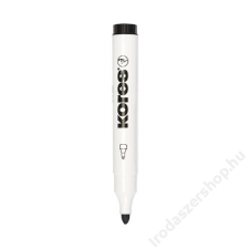 KORES Tábla- és flipchart marker, 3-5 mm, kúpos, KORES Marka, fekete (IK20830) filctoll, marker