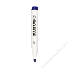 KORES Tábla- és flipchart marker, 3-5 mm, kúpos, KORES Marka, kék (IK20833) filctoll, marker