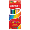 KORES Triangular háromszögletű Színes ceruza készlet 12db-os