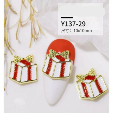 Körömékszer - Karácsony elegáns cirkónia kővel Y137-29 körömdíszítő