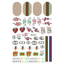  Körömmatrica - D067 Fashion körömdíszítő