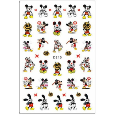  Körömmatrica - D210 Halloween Mickey körömdíszítő