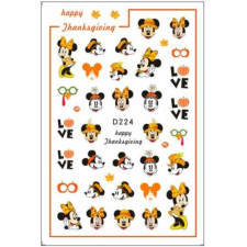  Körömmatrica - D224 Halloween Mickey ősz körömdíszítő