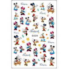  Körömmatrica - D229 Halloween Mickey ősz körömdíszítő