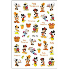  Körömmatrica - D230 Halloween Mickey ősz körömdíszítő