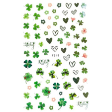 Körömmatrica - F949 lóhere körömdíszítő