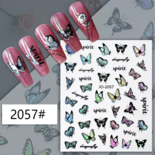  Körömmatrica - JO-2057 hologrammos körömdíszítő