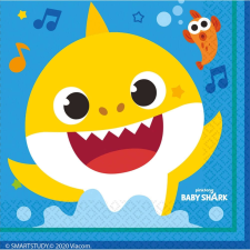 KORREKT WEB Baby Shark szalvéta 16 db-os 33*33 cm konyhai eszköz