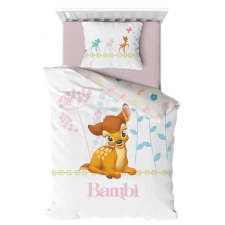KORREKT WEB Disney Bambi Flowers gyerek ágyneműhuzat 100×140cm, 40×60 cm lakástextília