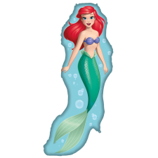 KORREKT WEB Disney Hercegnők Ariel Curious fólia lufi 40x99 cm party kellék