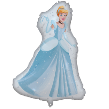 KORREKT WEB Disney Hercegnők Cinderella fólia lufi 97x75cm party kellék