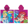 KORREKT WEB Disney Hercegnők Story strand törölköző poncsó 55x110 cm (Fast Dry)