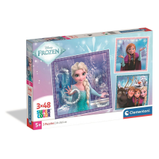 KORREKT WEB Disney Jégvarázs 3x48 db-os puzzle Clementoni puzzle, kirakós