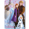 KORREKT WEB Disney Jégvarázs Winter Friends polár takaró 100x140cm