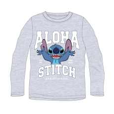 KORREKT WEB Disney Lilo és Stitch, A csillagkutya Athletic gyerek hosszú póló, felső 128 cm